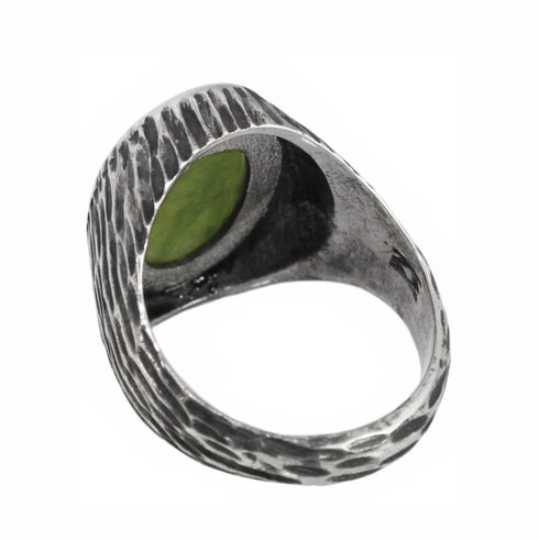 Anillo Jaguar: Jadeita en Plata .925