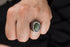 Anillo Jaguar: Jadeita en Plata .925
